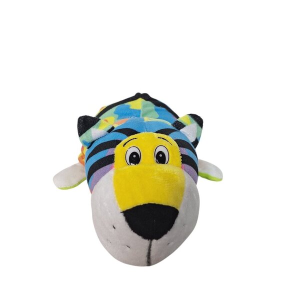 Flip A Zoo Gildy Tiger Toby Turtle Plush 15 Inch - Picture 2 of 12